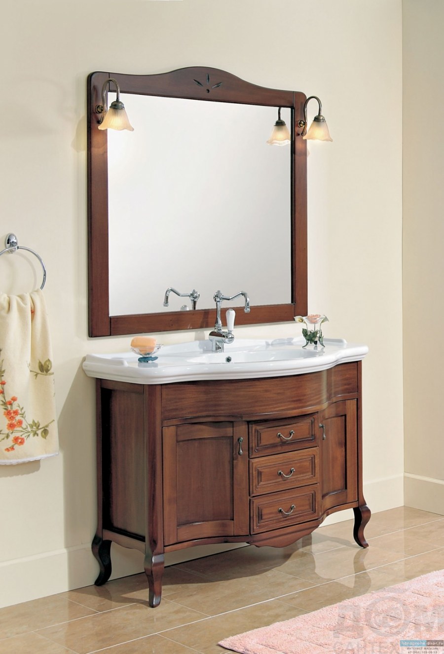 Мебель для ванной комнаты Cezares Andama 110 Noce