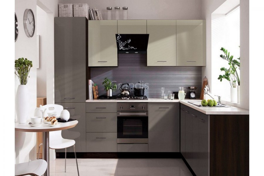 Серые кухни