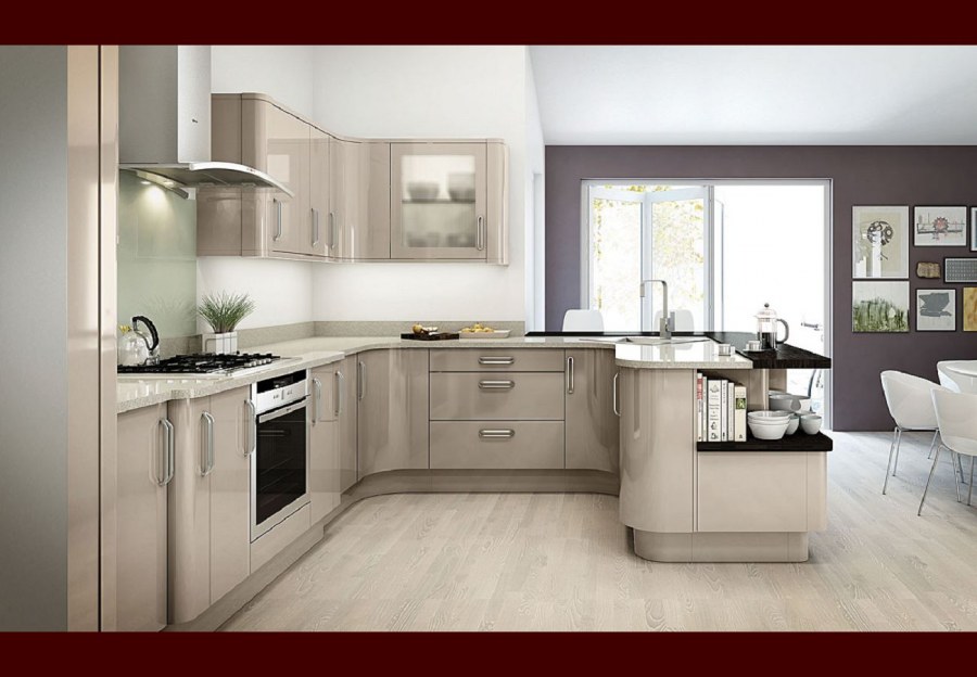 Кухня фасады Egger графит sf019