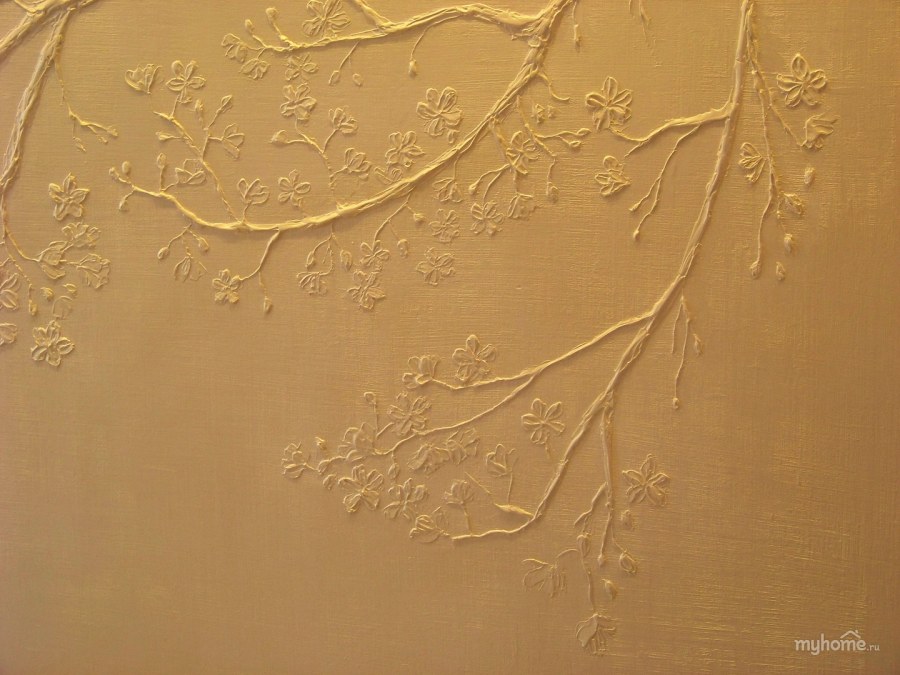 Рельефная штукатурка стен