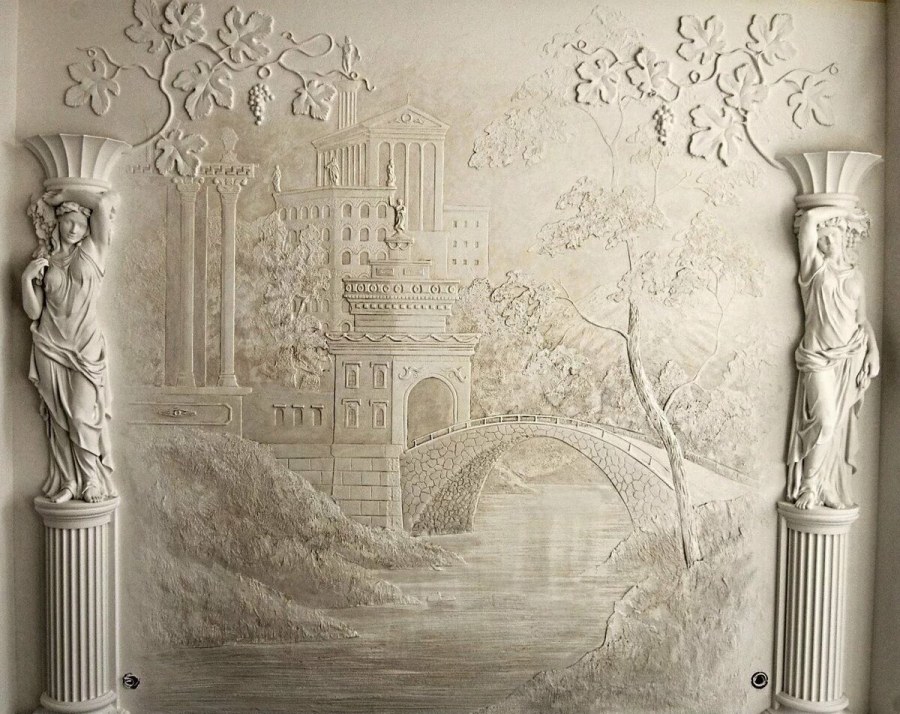 Барельеф фрески Barokko