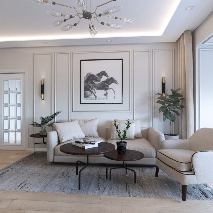 Ламинат в стиле Неоклассика