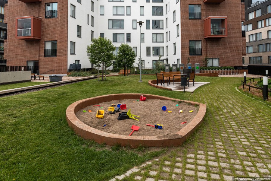 Озеленение жилых дворов