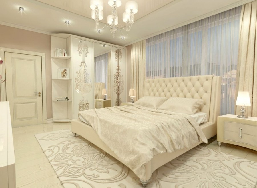 Спальня в весёлых тонах