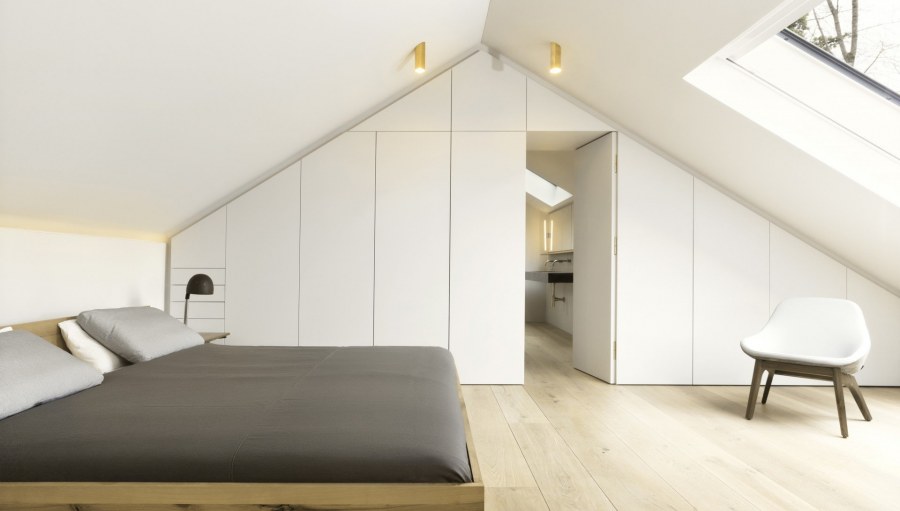 Лофт мансарда двускатная крыша