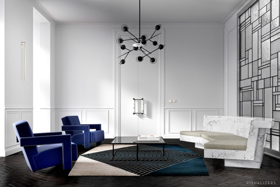 Гостиная Неоклассика Тиффани