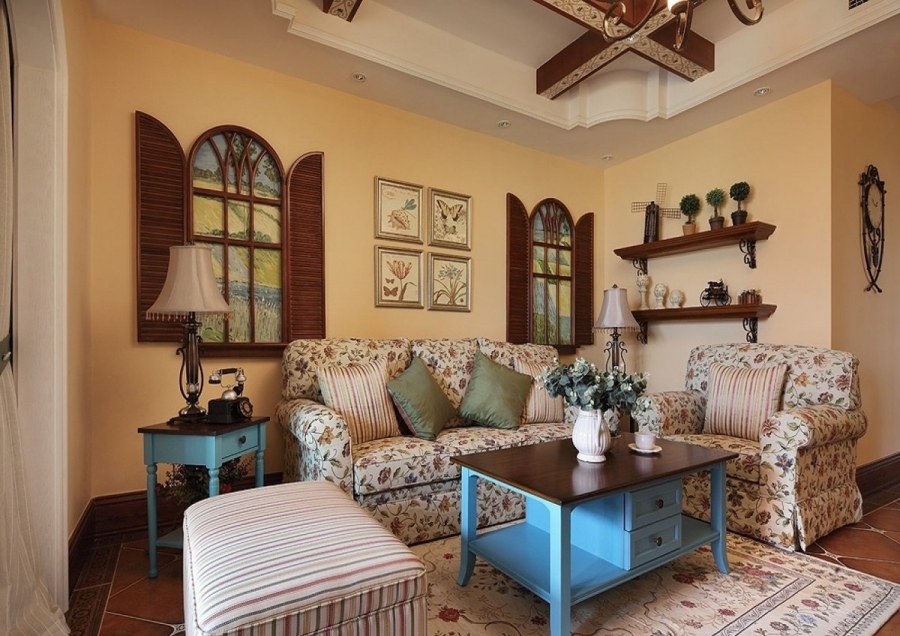 Американский Кантри в интерьере