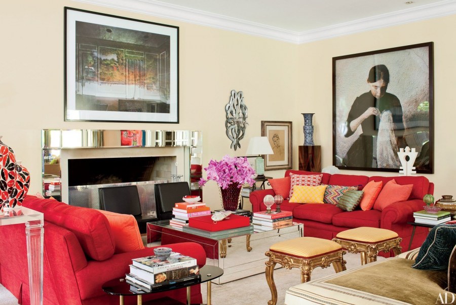 Красный интерьер