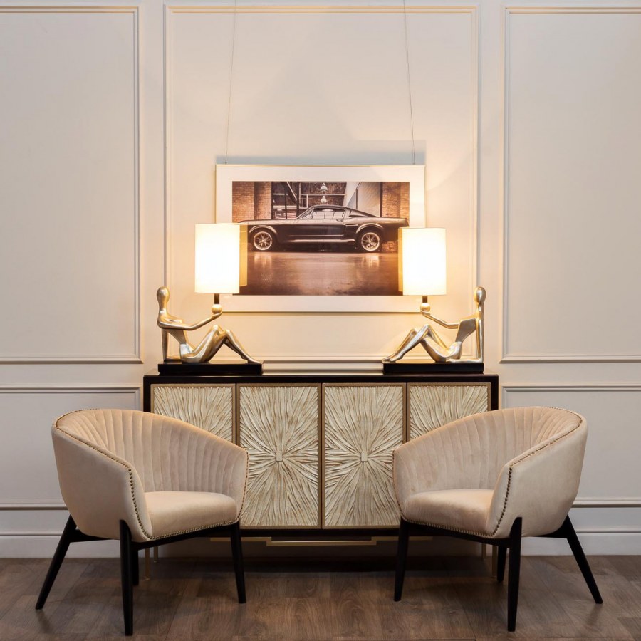 Pjc379-pj634 кресло велюр бежевый 70*68*81см