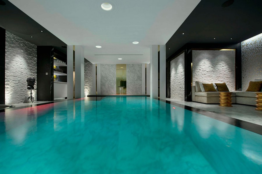 Красивые бассейны в современном стиле