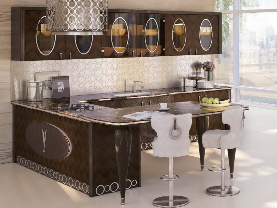 Итальянские кухни в стиле арт деко