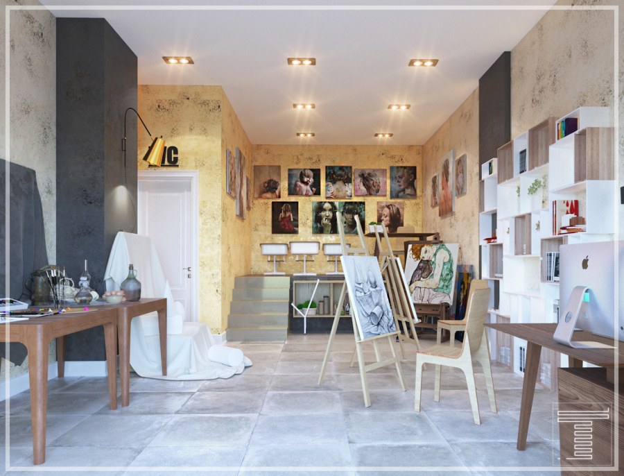 Интерьер художественной школы