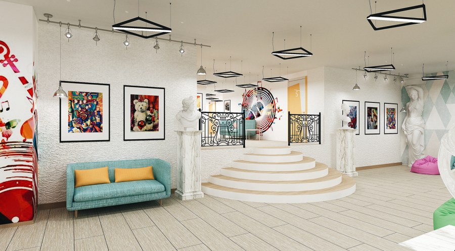 Интерьер художественной школы