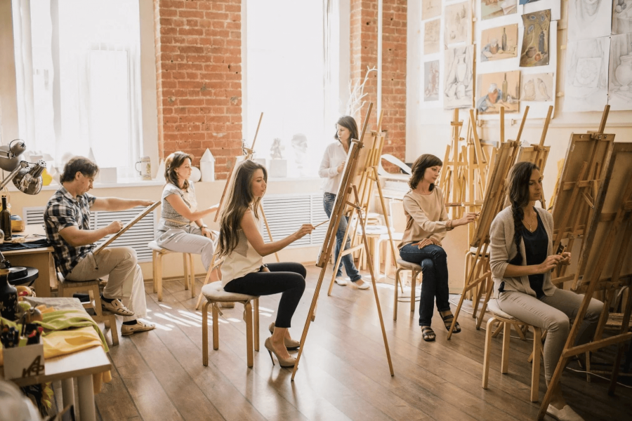 Интерьер художественной школы