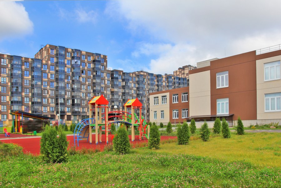 ЖК Весна Апрелевка Озеленение территории