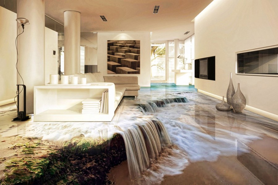 Наливные полы 3д