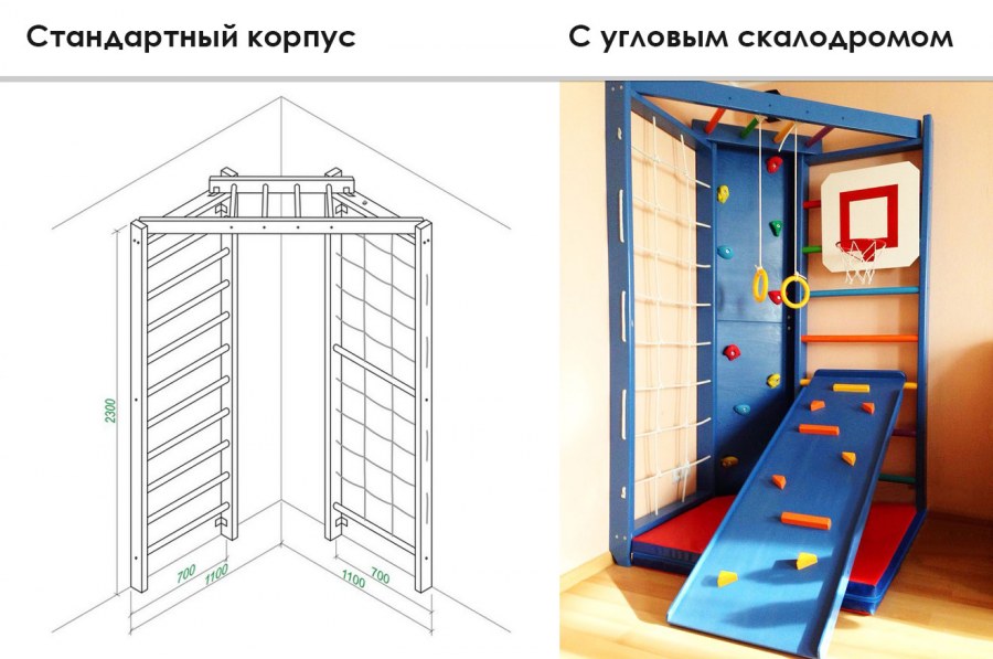 Шведская стенка скалодром