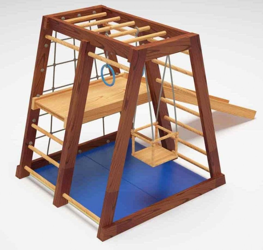 Спортивно-игровой комплекс Plastep мини-п2с стенка внутри