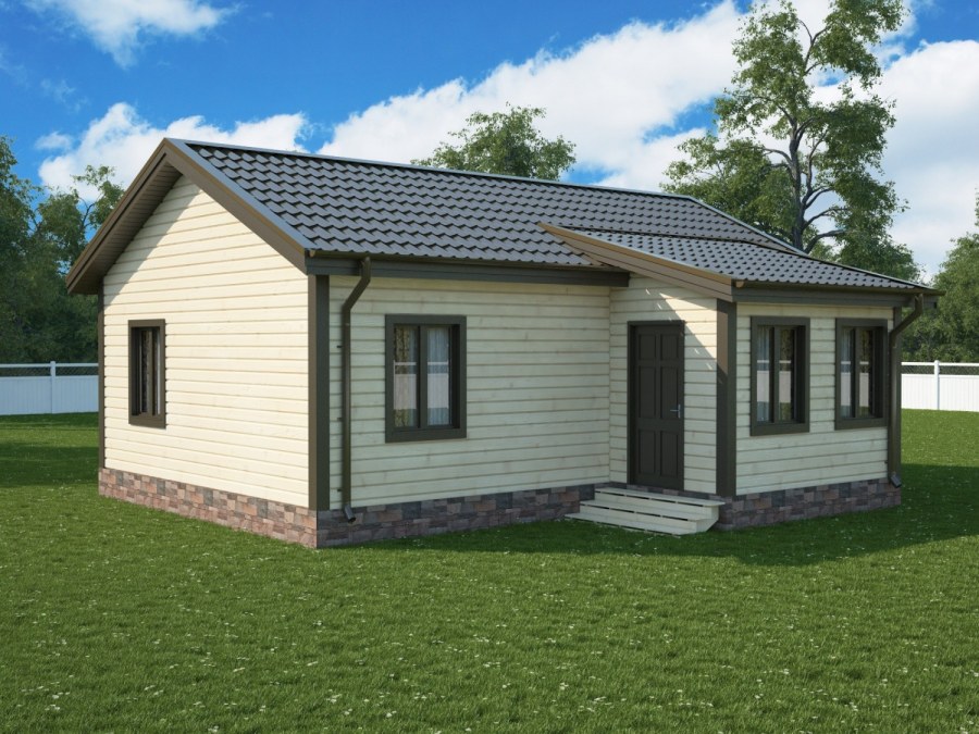 Каркасный дом 60 м2