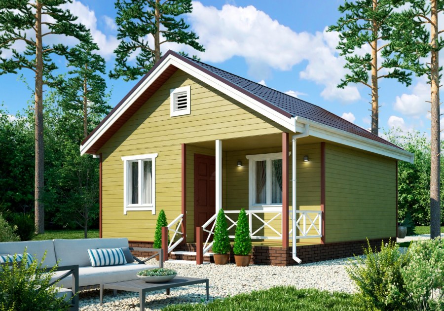 Дачный домик 6 на 6