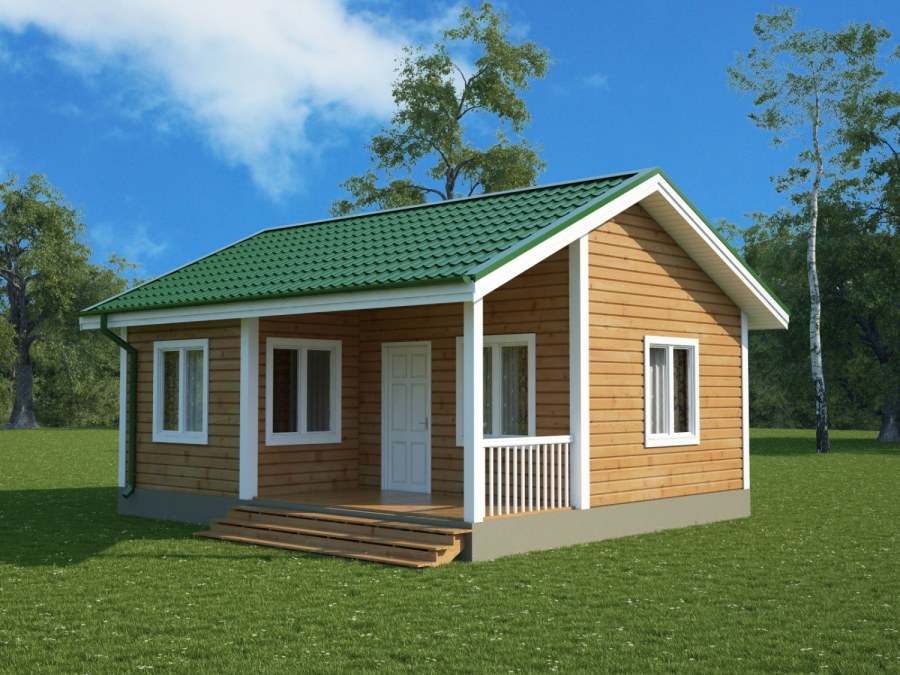 Дом каркасный 6на6 финский 8