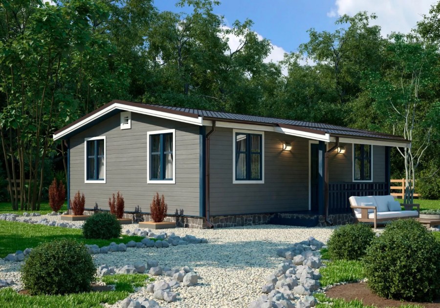 Одноэтажный домик