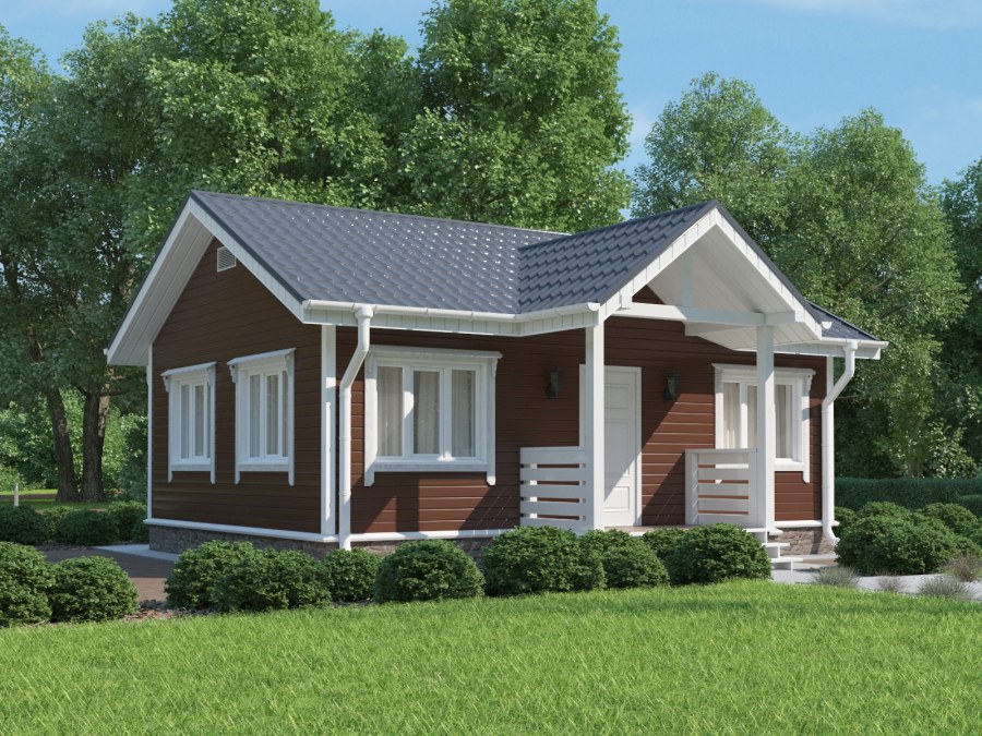 Дачный дом 6 на 9 одноэтажный