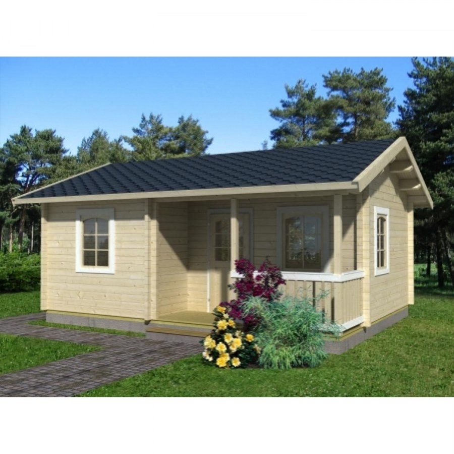 Одноэтажный дачный домик