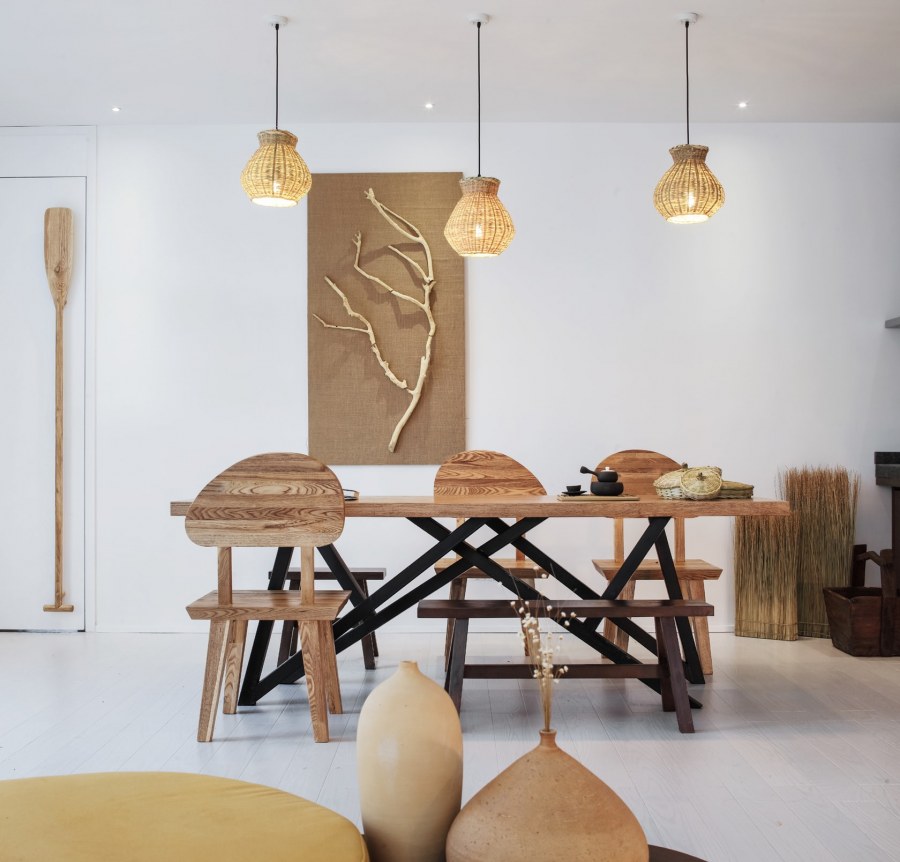 Освещение интерьера в эко стиле