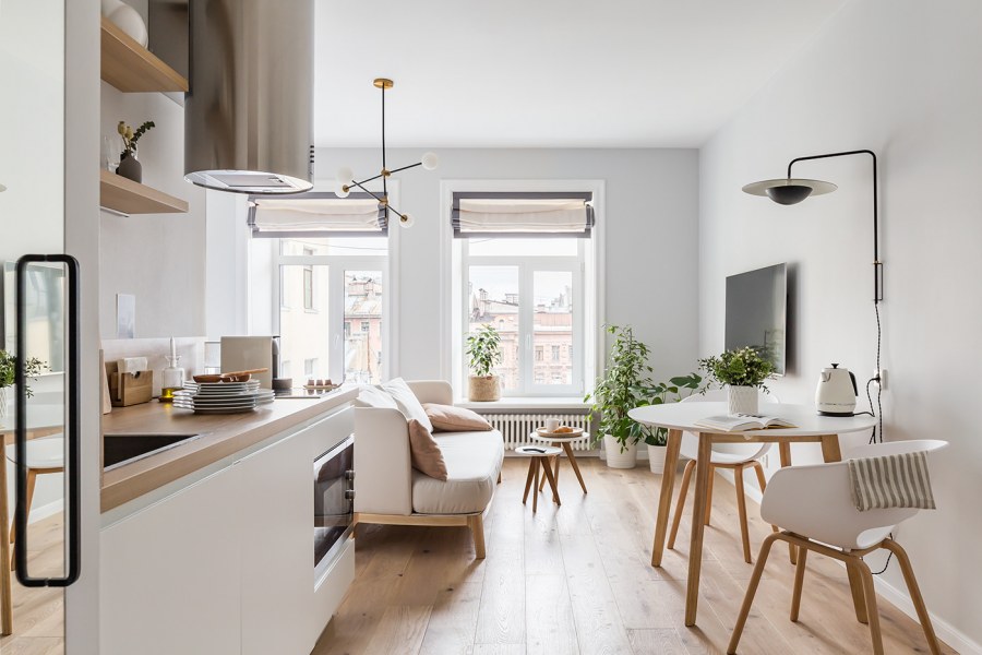 Простой и лаконичный дизайн квартиры