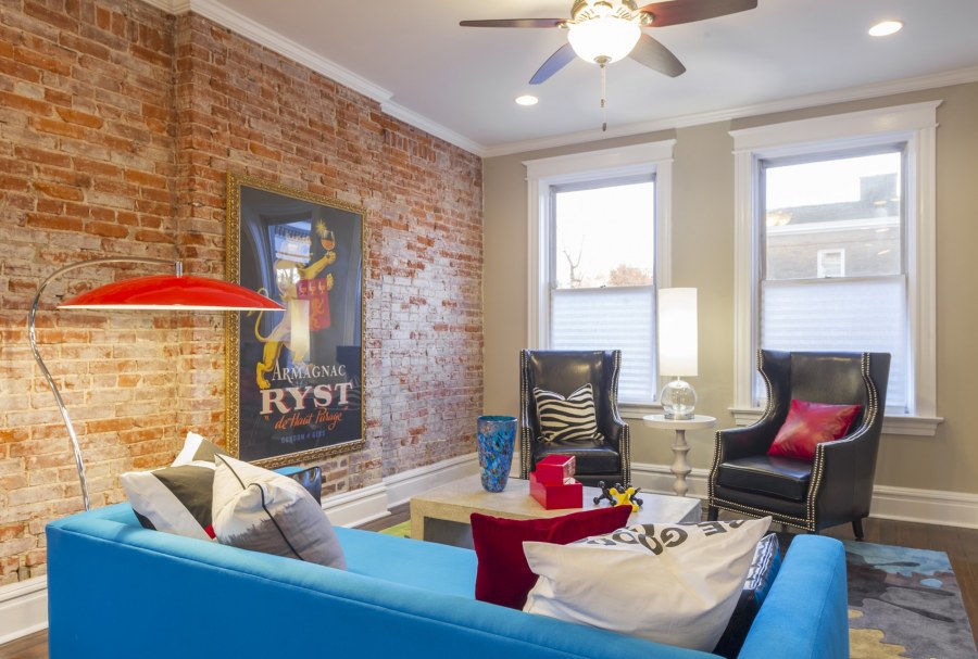 Гостиная в урбанистическом стиле