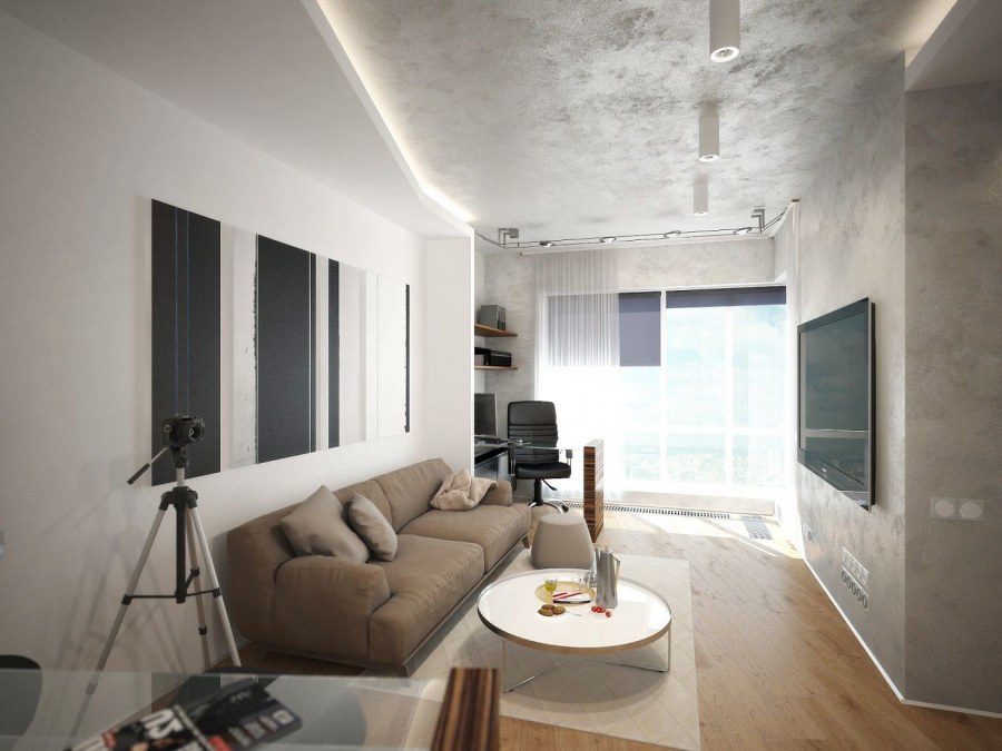 Интерьер в стиле лофт Индастриал