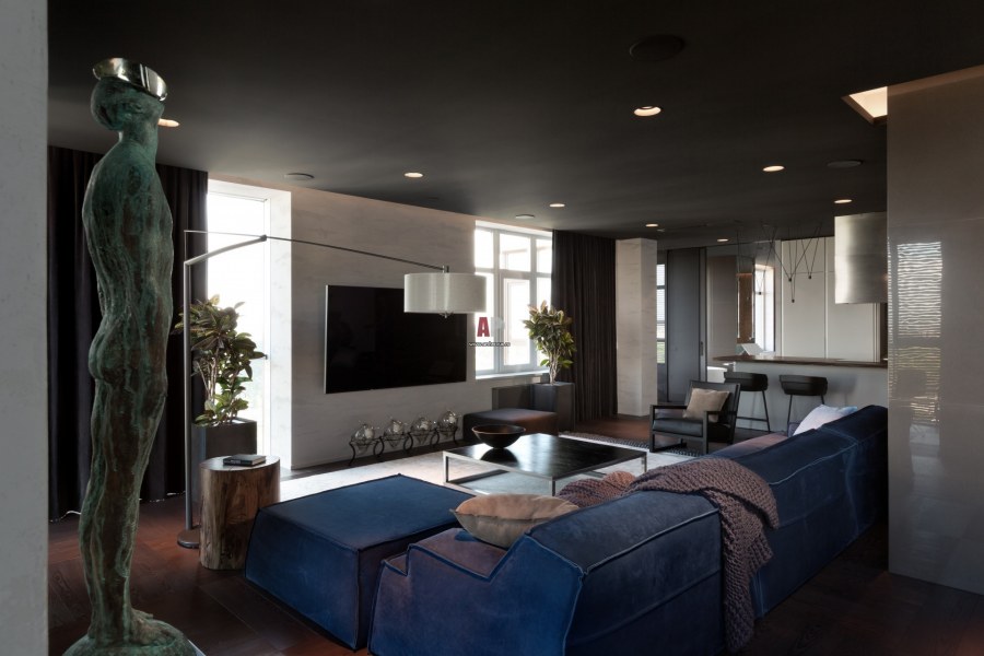 Урбанистический стиль в интерьере спальни