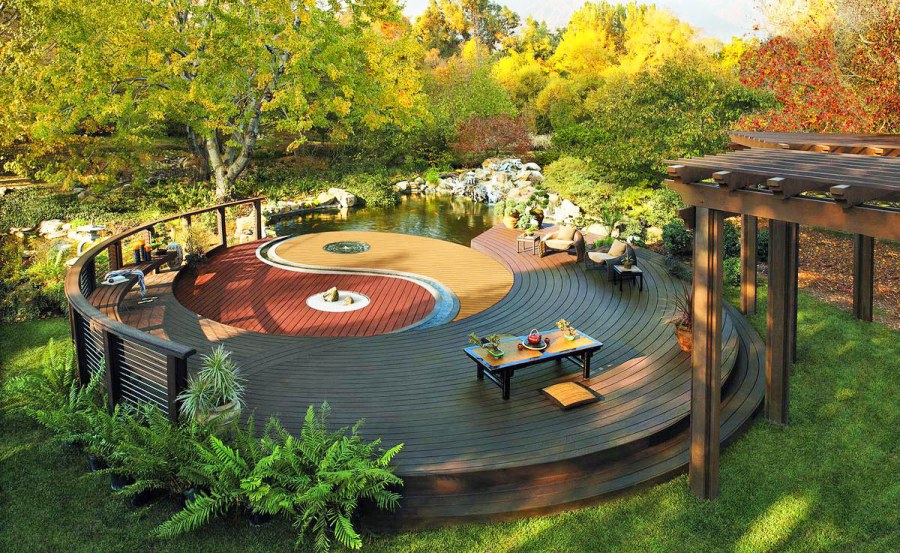 Ландшафт участка по фен шуй