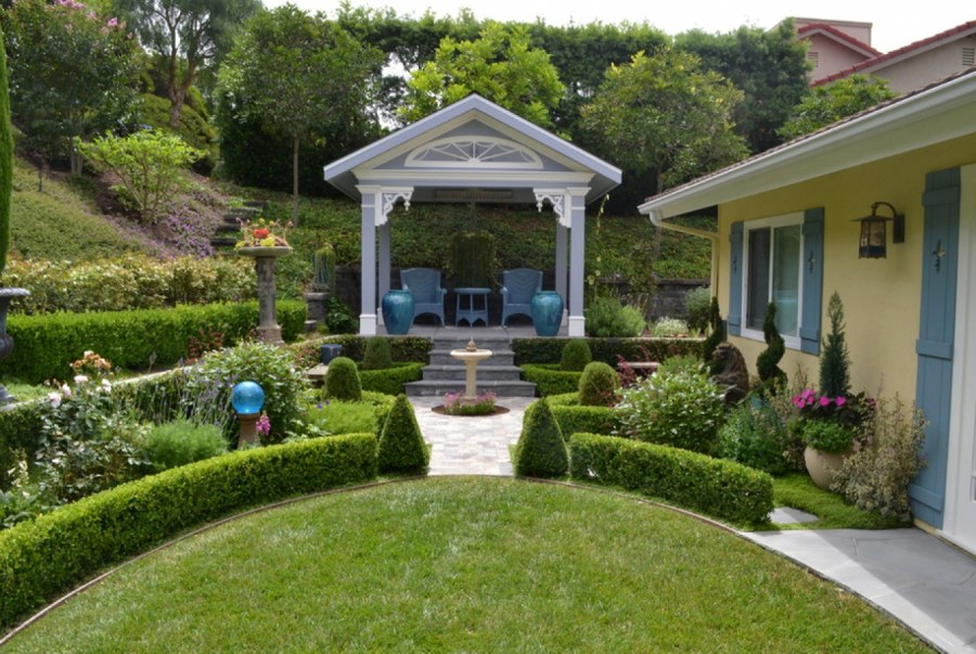 Сад в викторианском стиле