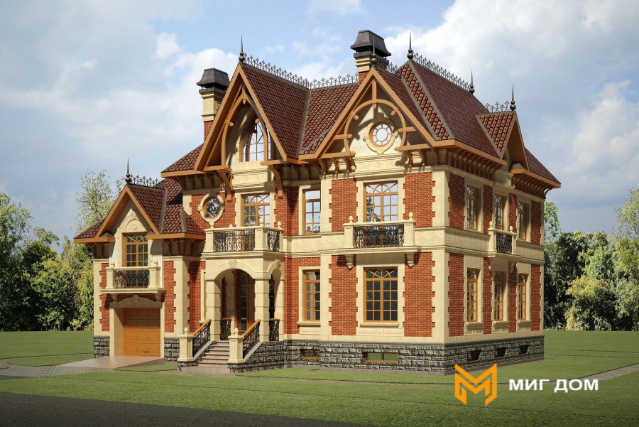 Терем из кирпича