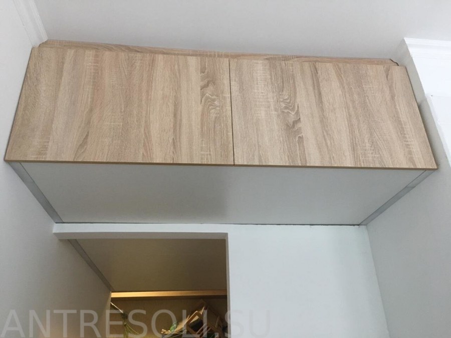 Каркас антресоли в коридоре