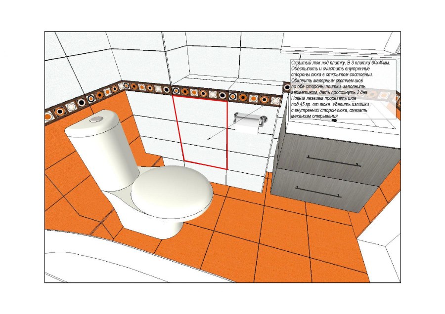 Правильная раскладка плитки