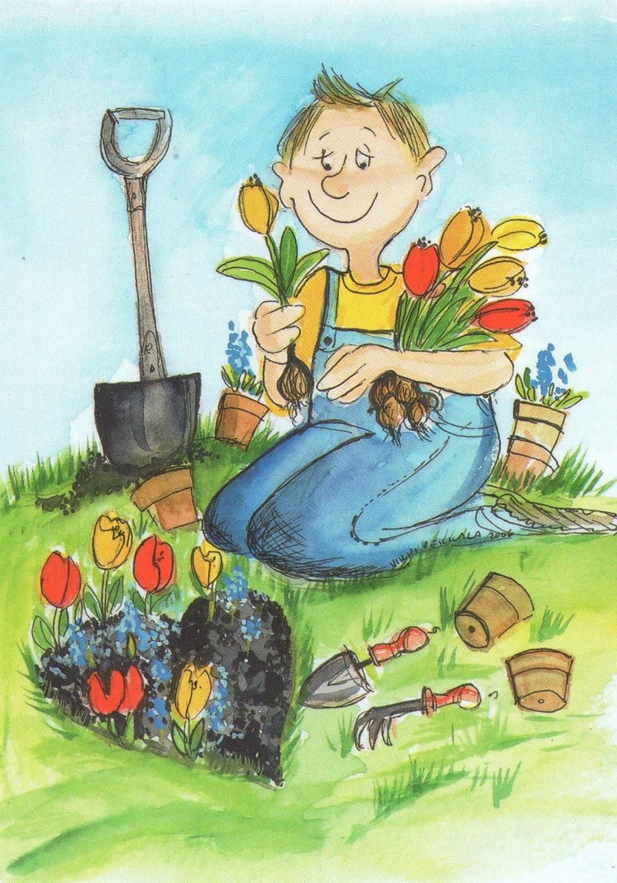 Открытка огороднику