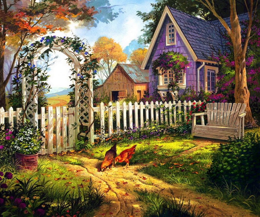 Деревенский пейзаж