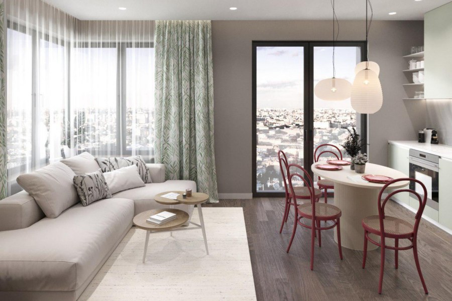 Охта парк апартаменты дизайн квартиры