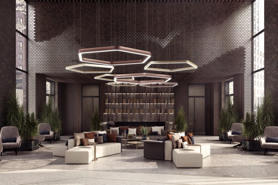 Лобби жилого дома