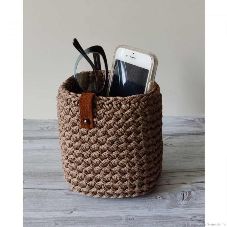 Джутовые корзины в интерьере