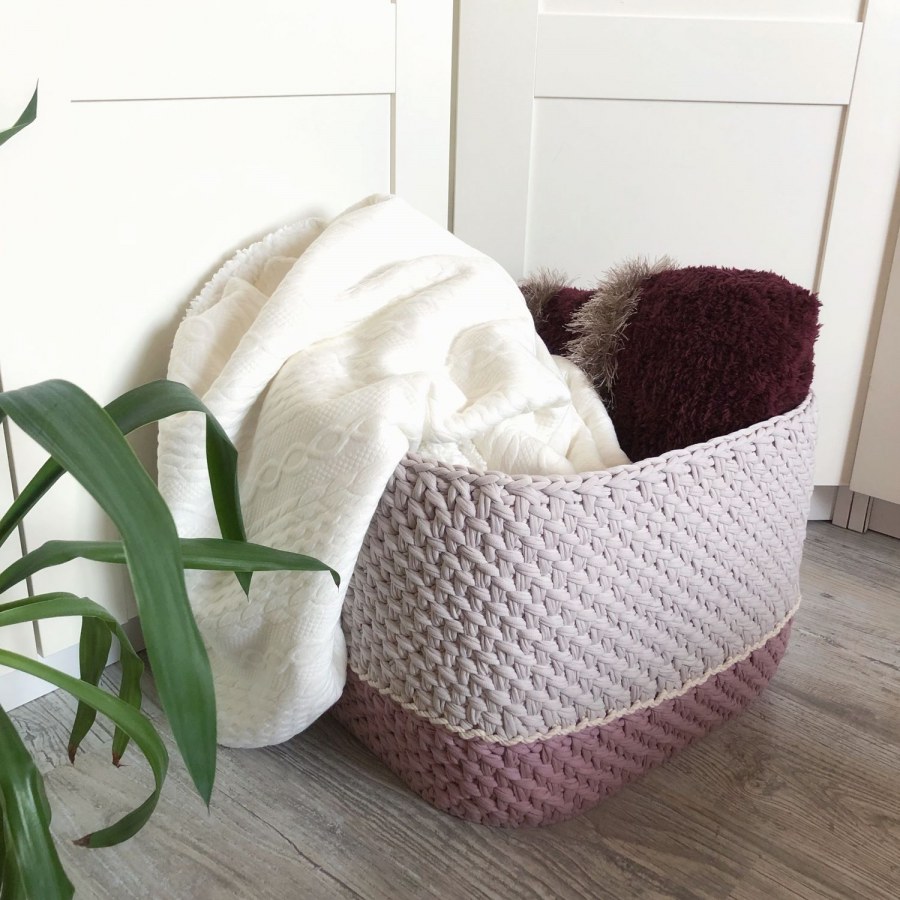 Корзина из джута