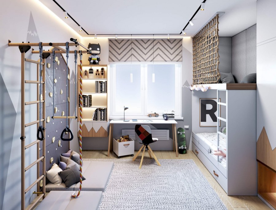 Интерьер детской для мальчика