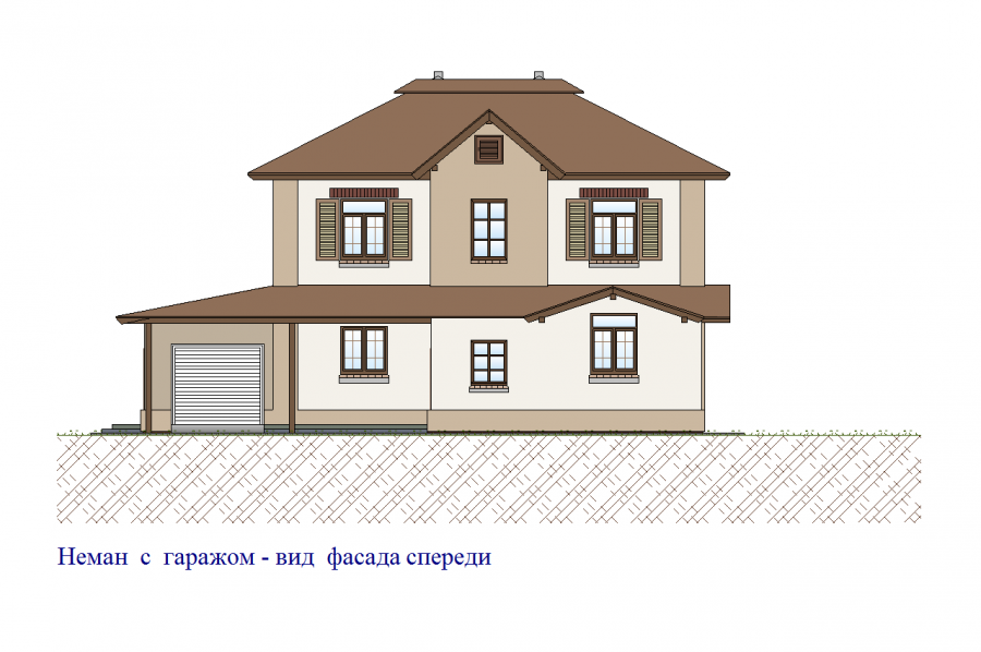 Фасад вид спереди