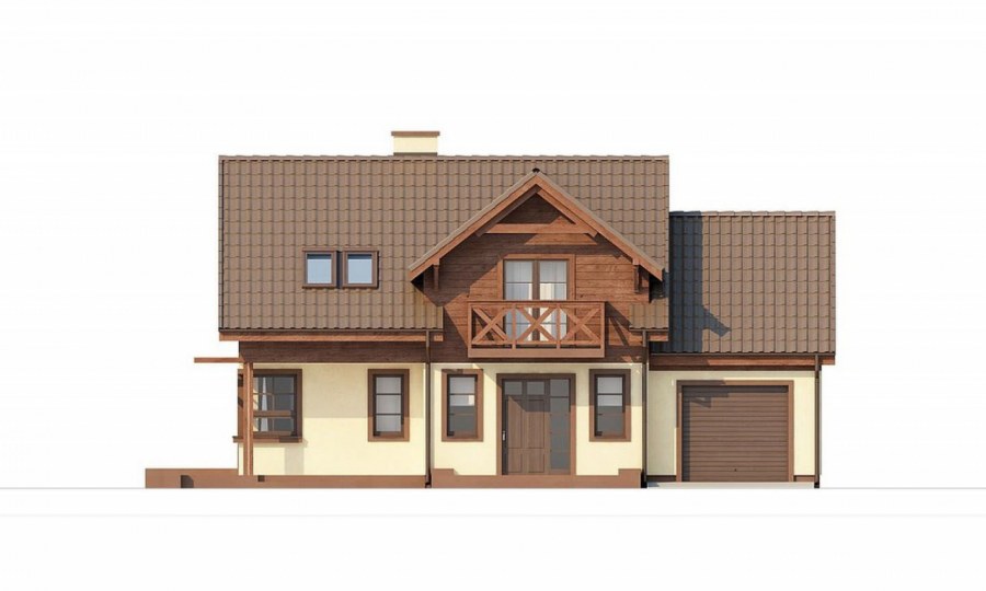 Дом вид спереди