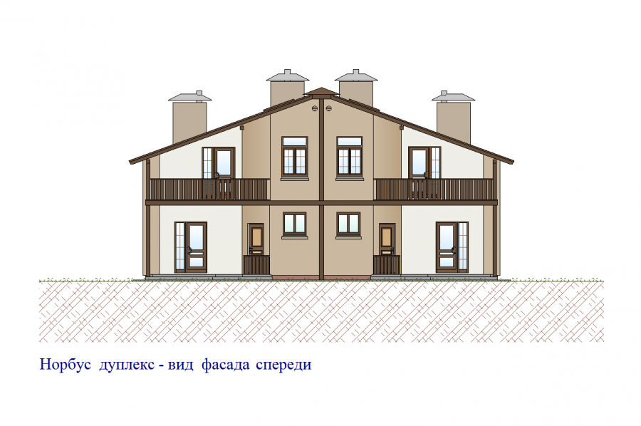 Фасад вид спереди