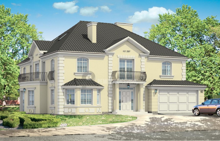 Дом 300кв м двухэтажный с гаражом