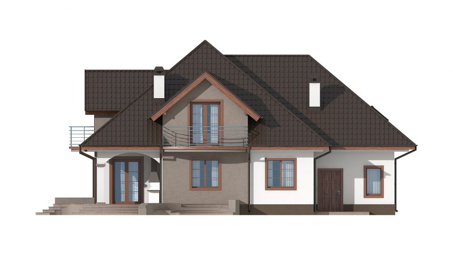 Проект дома z18 gl BK С гаражом